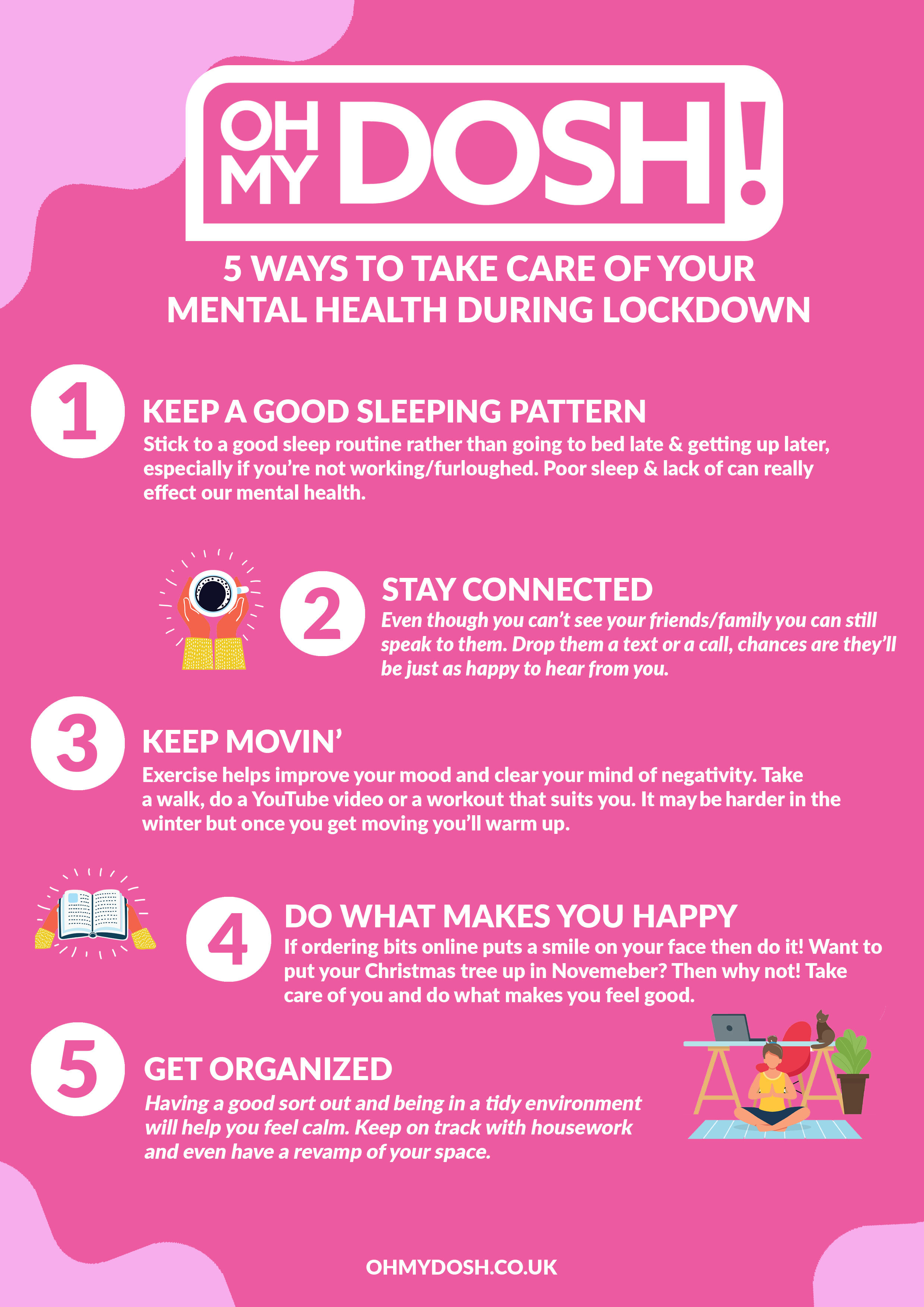 5 Ways To Take Care Of Your Mental Health During Lockdown Ohmydosh